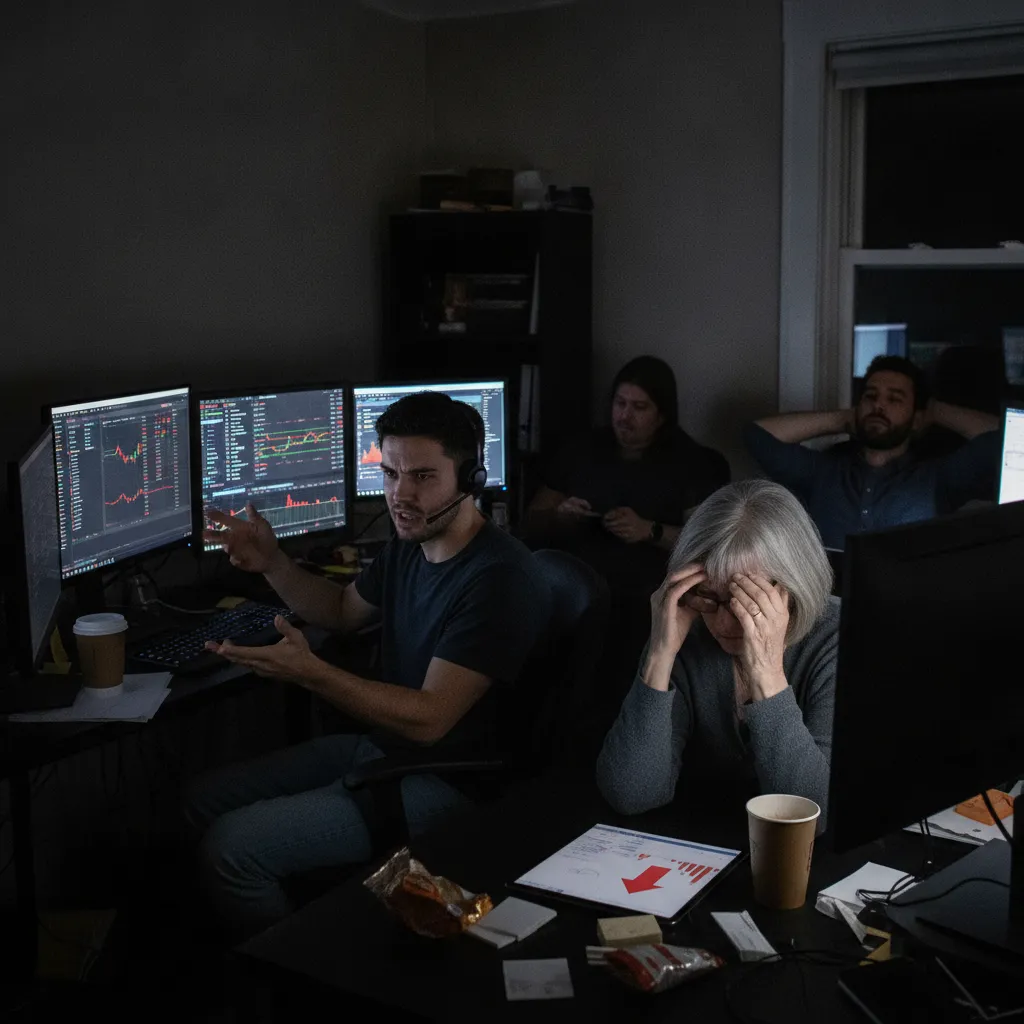 Tech Turbulence Tests the Patience of Individual Traders