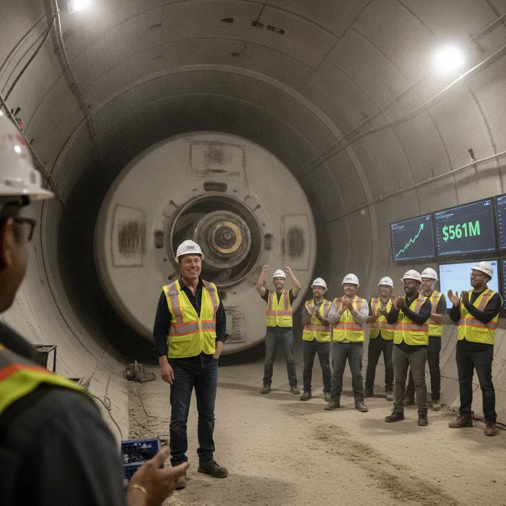 Tunnel Vision Pays Off As SpaceX Sees Massive Windfall From Boring Company Stake